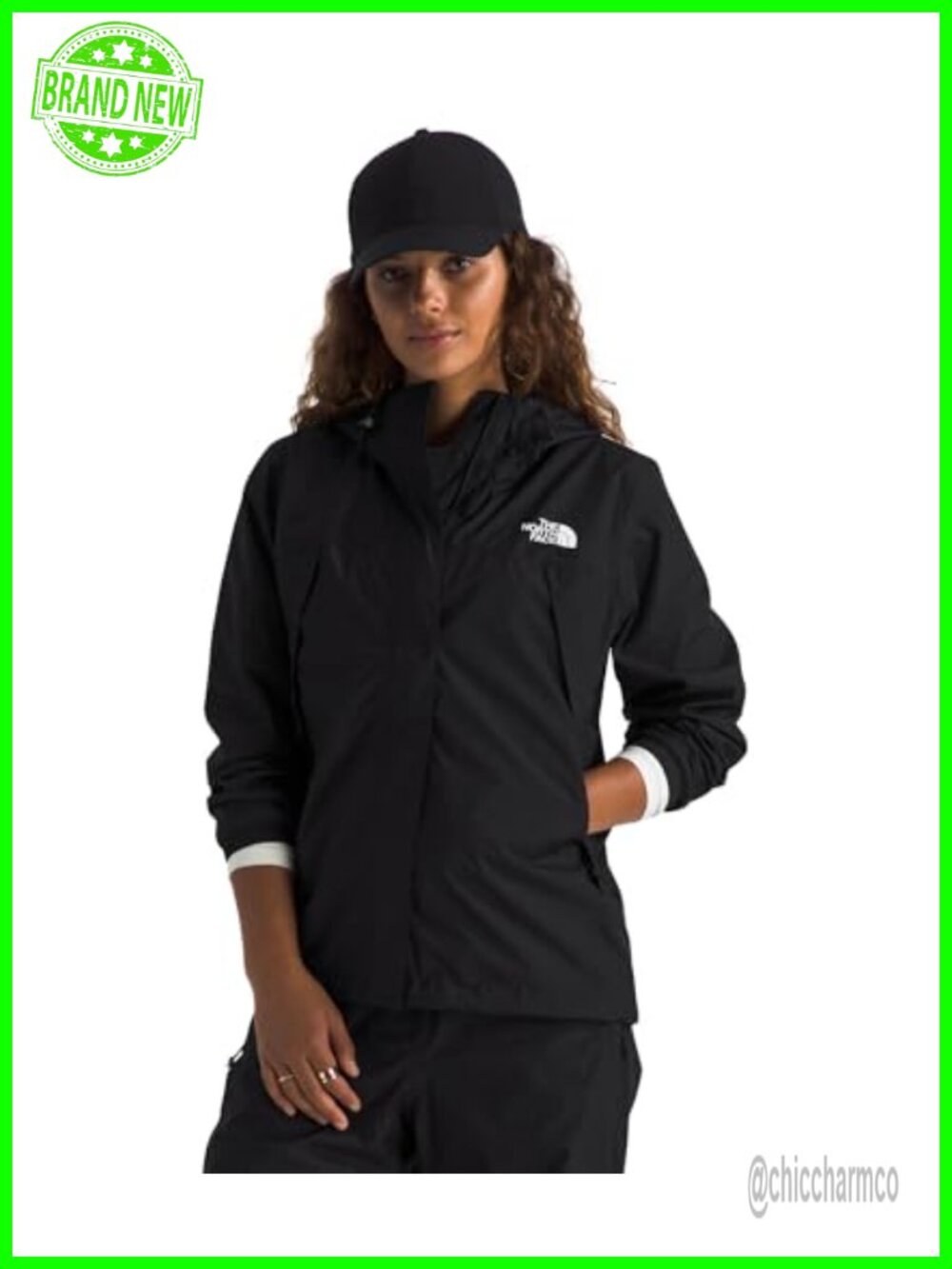 The North Face Womens Antora Waterproof Breathable Rain Coat